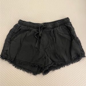 Bella Dahl tencel fringe shorts